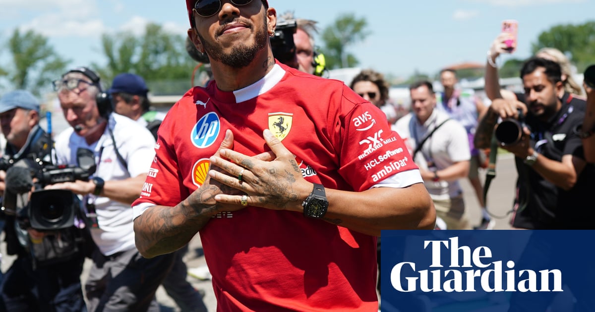‘An amazing experience’: Lewis Hamilton revels in support for Ferrari at Emilia-Romagna GP