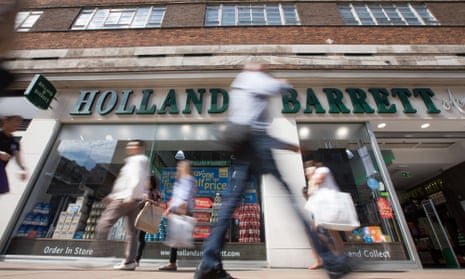 Holland & Barrett shop on Oxford Street