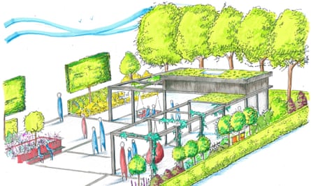 Shea O’Neill’s show garden design for the RHS Tatton Park show 2016