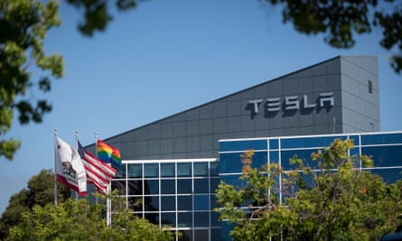 Tesla’s building in Fremont, California