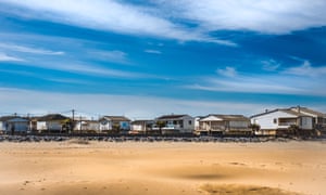 Stilted beach houses in Gruissan-Plage