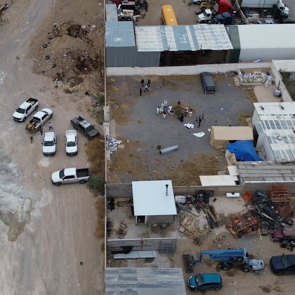 Mexico police discover 381 bodies 'thrown indiscriminately' on crematorium floor | Mexico | The Guardian