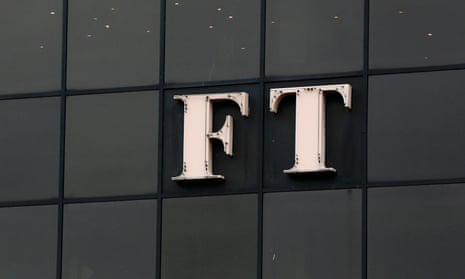 The company logo on the Financial Times’ building