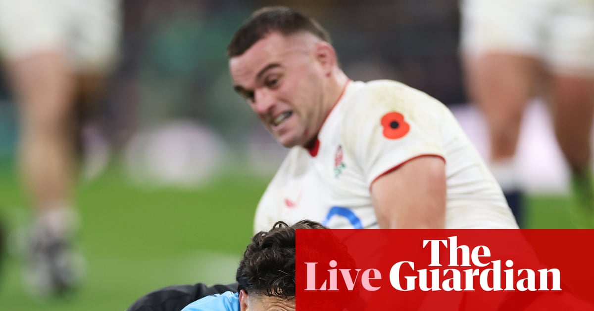 England v Fiji: Autumn Nations Series rugby union – live