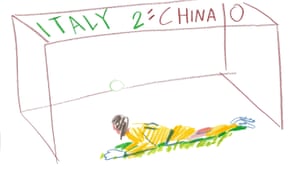 China v Italy by Sean O’Brien.