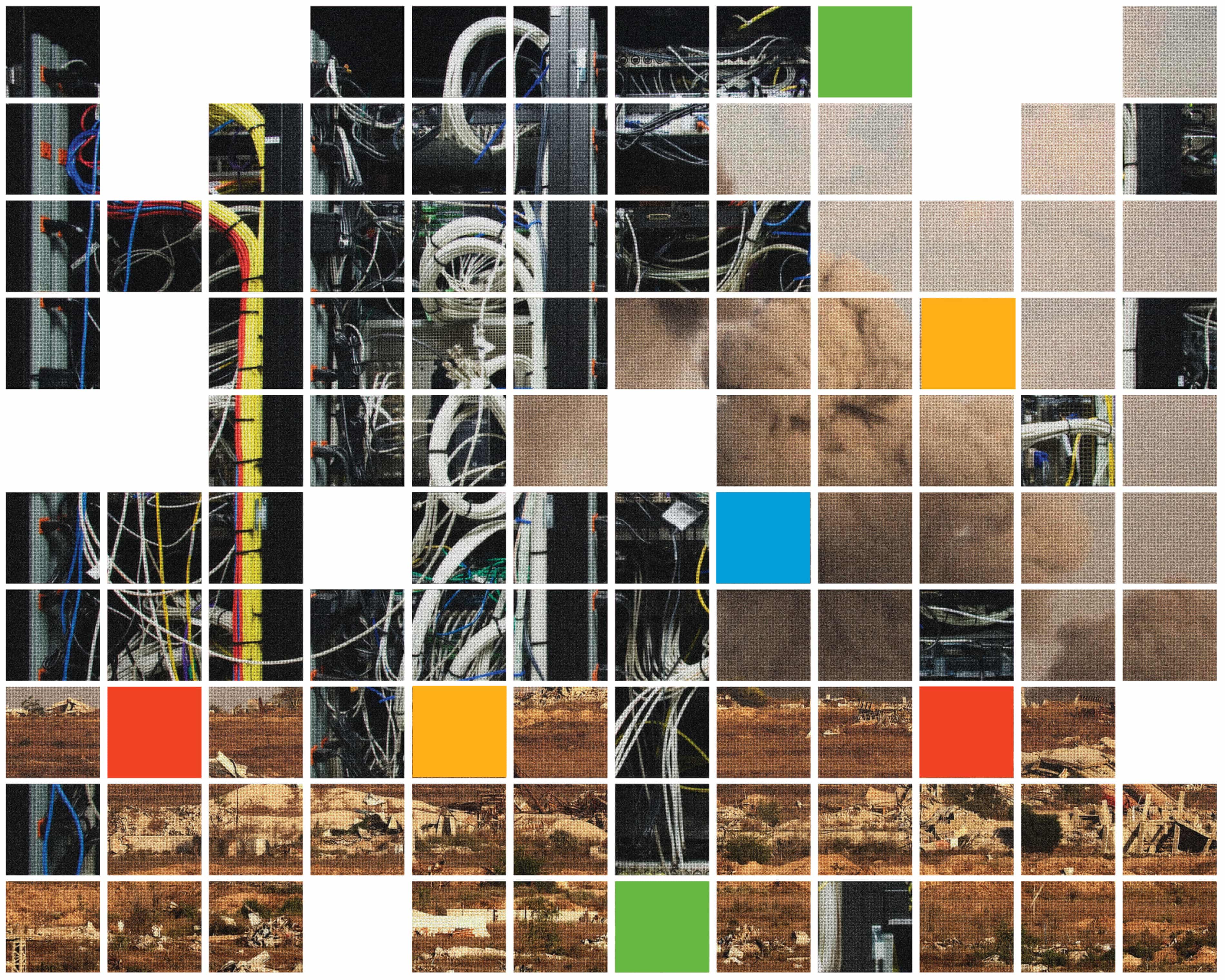 Unit 8200’s system collected millions of Palestinian civilian phone calls made each day in Gaza and the West Bank. Illustration: Guardian Design/Alamy/Getty