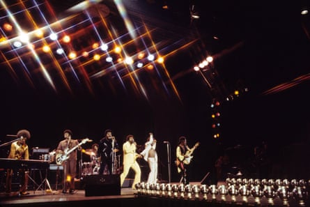 The Isley Brothers in concert in 1974.