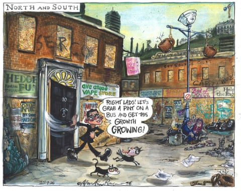 Martin Rowson on Andy Burnham’s first week as prime minister – cartoon
