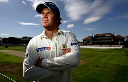 Shane Warne at Old Trafford in 2005.