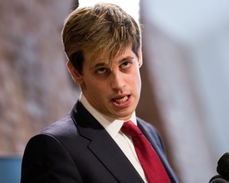 Man in suit with red tie