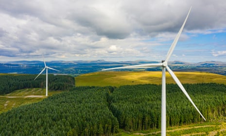 Wind turbines in the Brecon Beacons