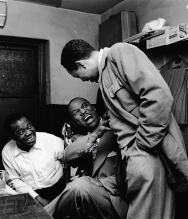 Louis Armstrong backstage with Earl Hines and Billy Eckstine, New York, 1950, Martha Holmes