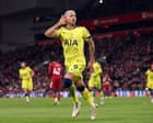 Liverpool 1-1 Tottenham Hotspur: Premier League – as it happened