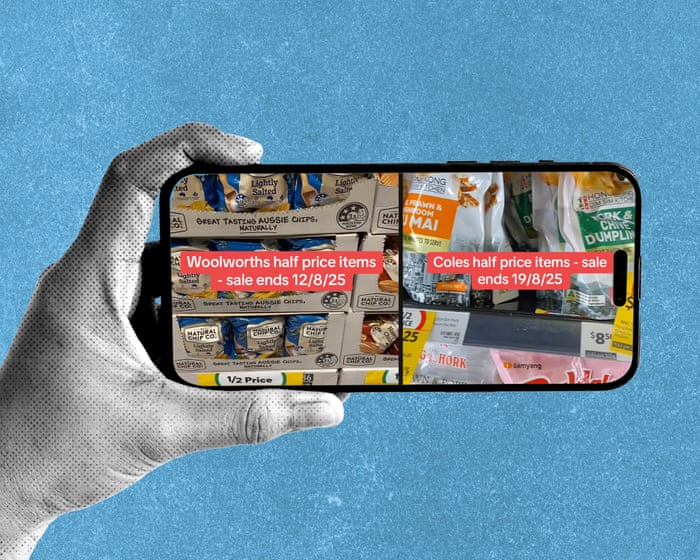 ‘The Mother Teresa of Aussie supermarkets’: meet the woman cataloguing grocery deals on TikTok