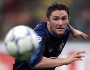 Robbie Keane in action for the club he supported as a boy.