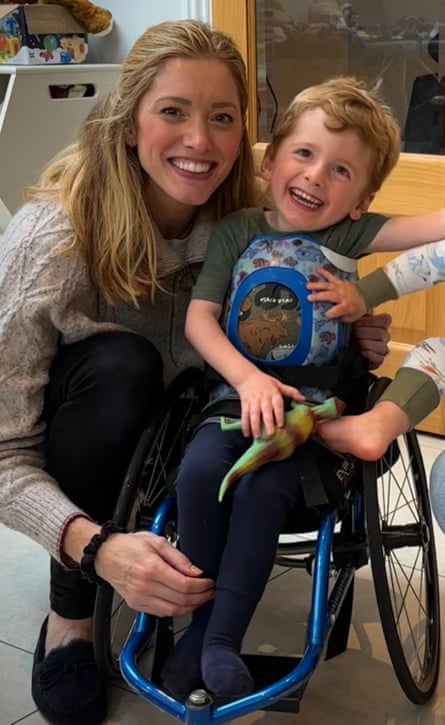 Charlie Mosey and four-year-old Rupert