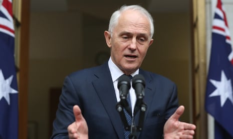 The prime minister Malcolm Turnbull
