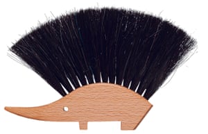 Redecker hedgehog wooden table brush