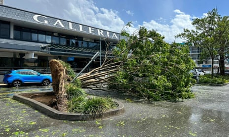 The regional NSW city of Port Macquarie was yesterday battered by what residents described as a ‘mini-cyclone’.