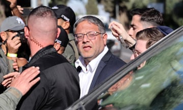 Israeli national security minister Itamar Ben-Gvir in Jerusalem this week