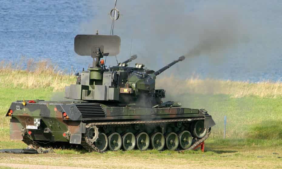 Gepard anti-aircraft gun tank