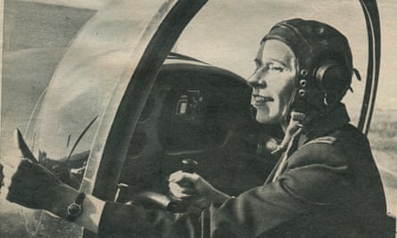 Mary Ellis in the cockpit during the second world war