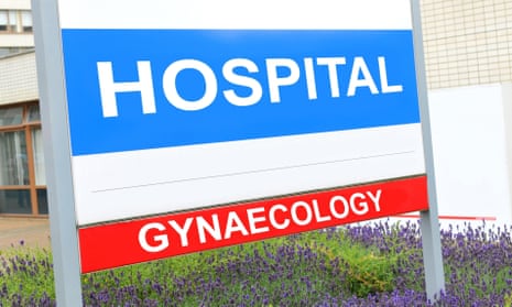 Gynaecology sign at the hospital