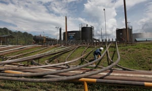 Oil extraction in Ecuador’s Yasuní national park
