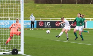 White scores England’s fourth goal.