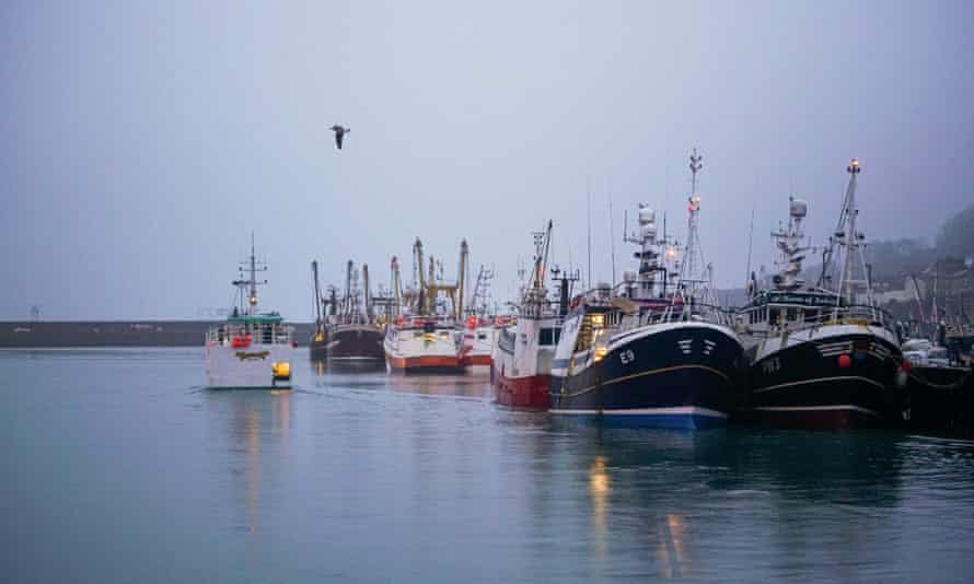 Fishing boats in Newlyn, Cornwall.