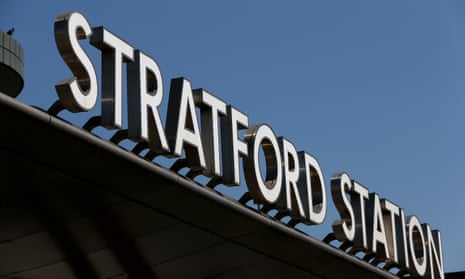 Stratford station  sign