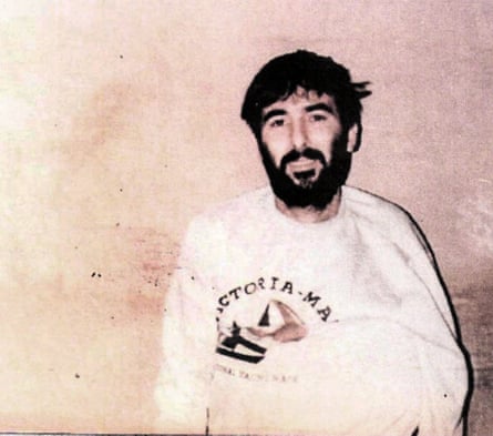 Ron Arad pictured while being held captive.