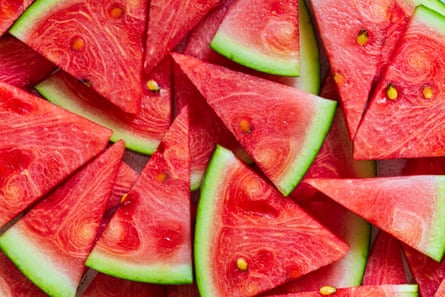A gentle knock will let you know if a watermelon is ready.