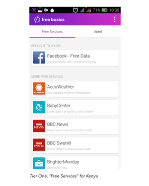 Free Basics is skewed t owards generic, western-produced content