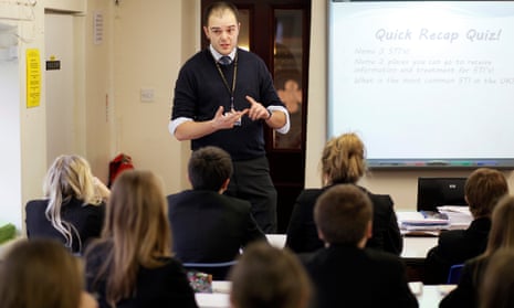 A PSHE lesson at a school in Oldham.