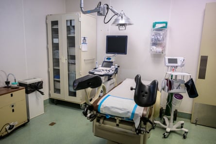 inside of an exam room