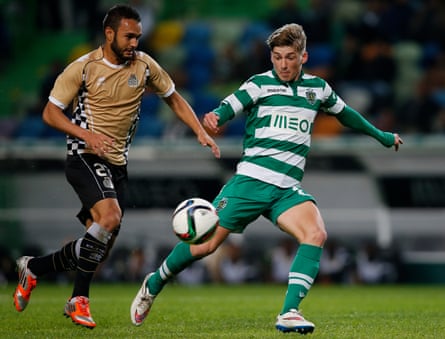 Ryan Gauld playing for Sporting Lisbon in 2015. He says the club has ‘a good side and a bad side’.