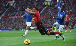 Image result for Evertonâs Marco Silva accuses Anthony Martial of diving for penalty