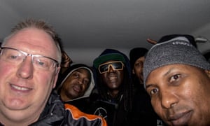 public enemy given lift to sheffield gig in back of ford focus