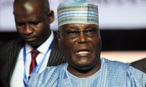 Atiku Abubakar attends the national convention of Nigeria’s opposition People’s Democratic party in the southern city of Port Harcourt in October.