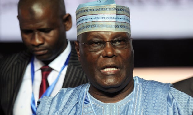 Atiku Abubakar attends the national convention of Nigeria’s opposition People’s Democratic party in the southern city of Port Harcourt in October.
