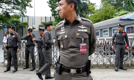 Thai police officers