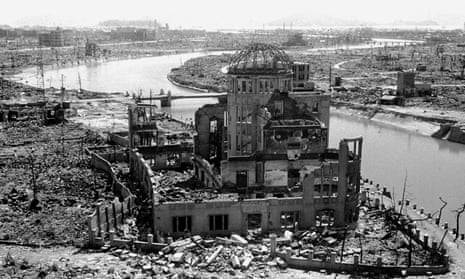 The devastated city of Hiroshima.