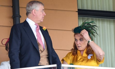 Prince Andrew and his former wife, Sarah Ferguson, at Royal Ascot this year.