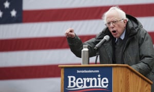 Bernie Sanders speaks at Brooklyn College in New York City on Saturday.