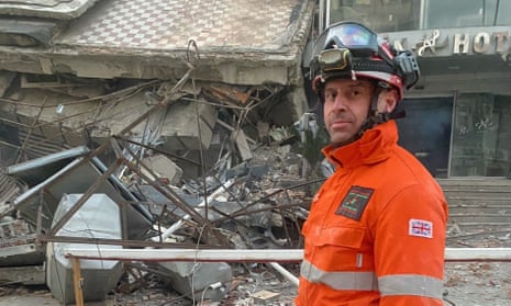 Phil Irving is one of 77 search and rescue specialists from 14 fire and rescue services across the UK providing life-saving support in Turkey following the earthquake.