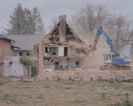 The demolition of the house of farmer Eckardt Heukamp