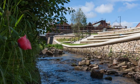 Sheffield’s Porter Brook, part of a city-wide project to uncover its urban rivers.