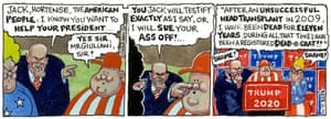 Guardian cartoonist Steve Bell’s take.