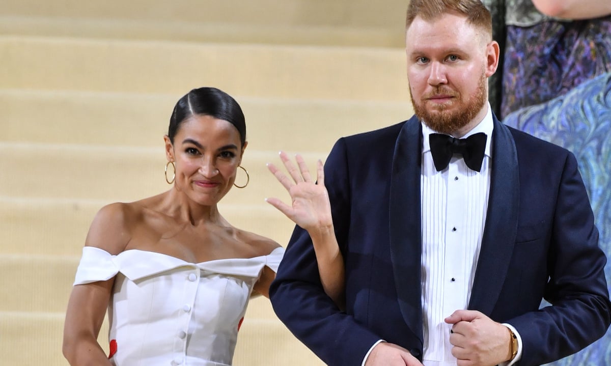 Alexandria Ocasio-Cortez gets engaged to longtime partner Riley Roberts | Alexandria Ocasio-Cortez | The Guardian